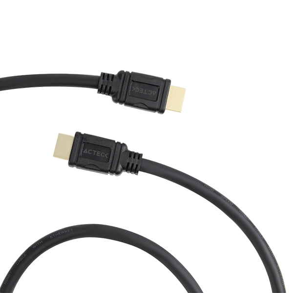 Cable Hdmi A Hdmi Acteck Linx Plus 205 / 1.5Mt / High Speed 10.2 Gbps / Arc / Ethernet / Calibre 32 Awg 4K + 3D + 2160P / Macho A Macho / Negro / Ac-934800