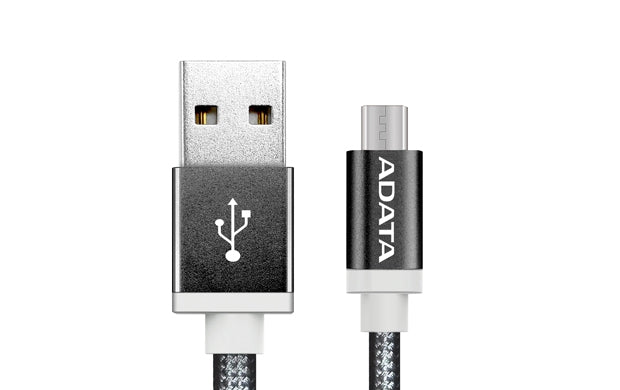 Cable Micro Usb Adata Amucal-100Cmk-Cbk Micro-Usb B Macho/Macho Negro