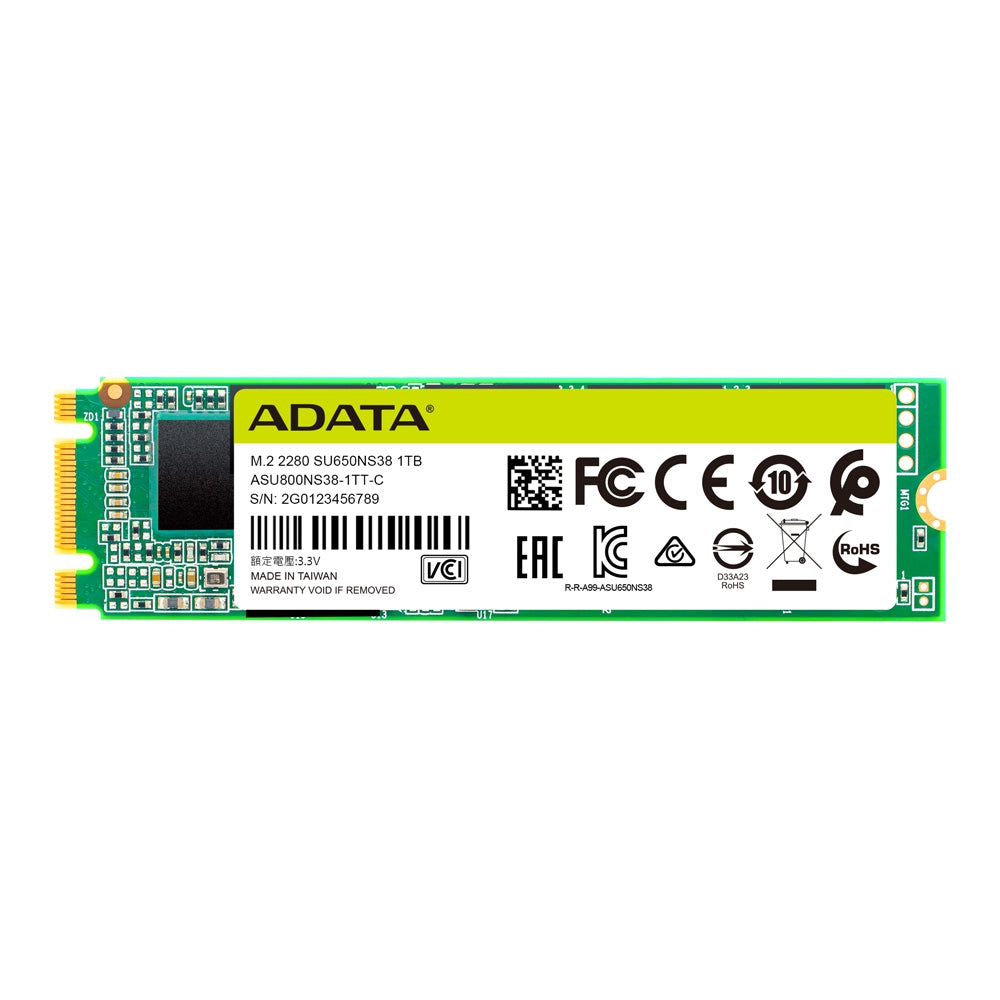 Ssd Adata Asu650Ns38-1Tt-C Unidad De Estado Solido Ultimate Su650 M.2 Sata 1Tb 2280