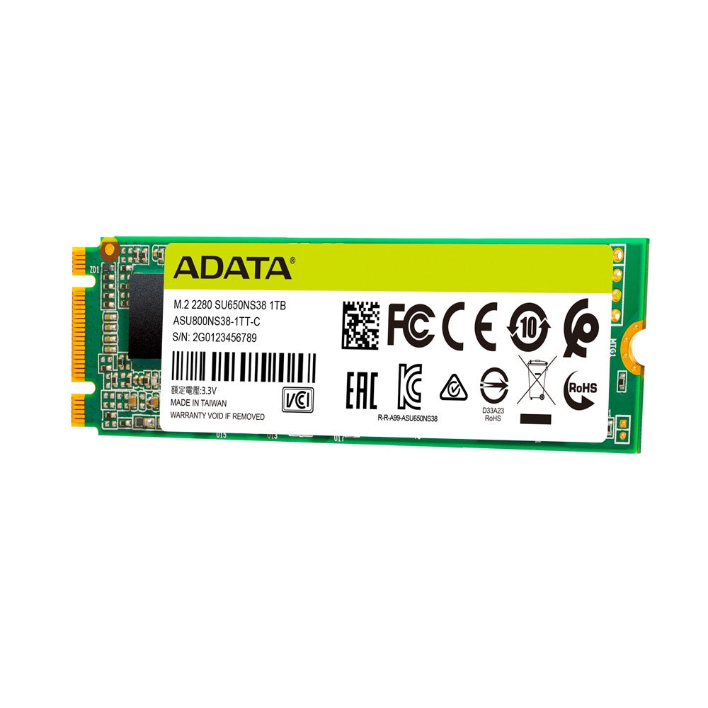 Ssd Adata Asu650Ns38-1Tt-C Unidad De Estado Solido Ultimate Su650 M.2 Sata 1Tb 2280