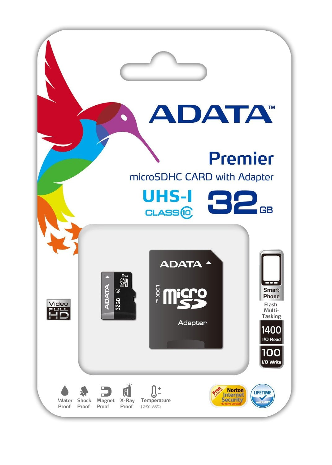 Memoria Sd Adata Premier Uhs-I U1 32Gb Class 10 30 Mb/S Negro