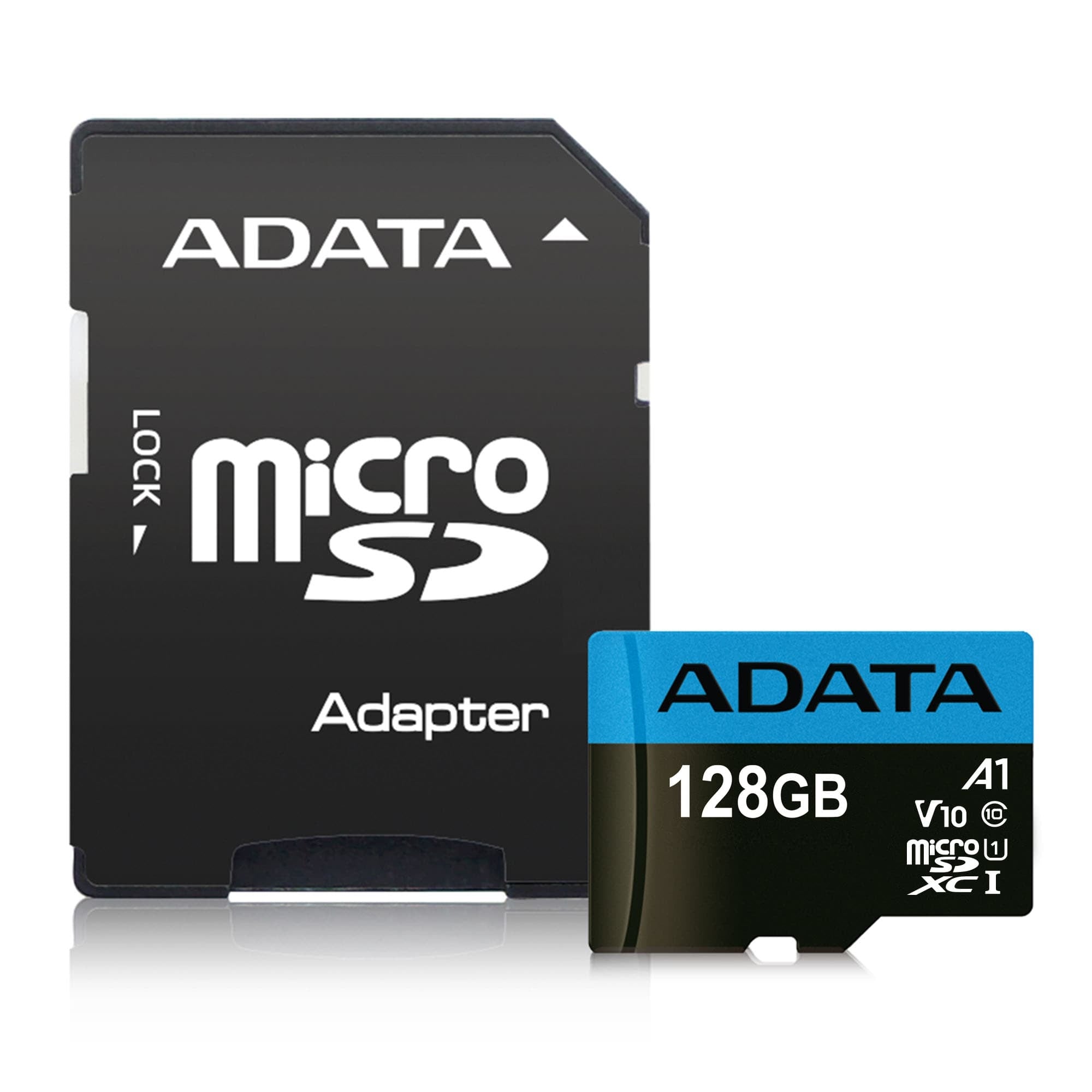 Memoria Micro Sd Adata Premier (A1 V10) Ausdx128Guicl10A1-Ra1 Gb 100 Mb/S Negro Clase