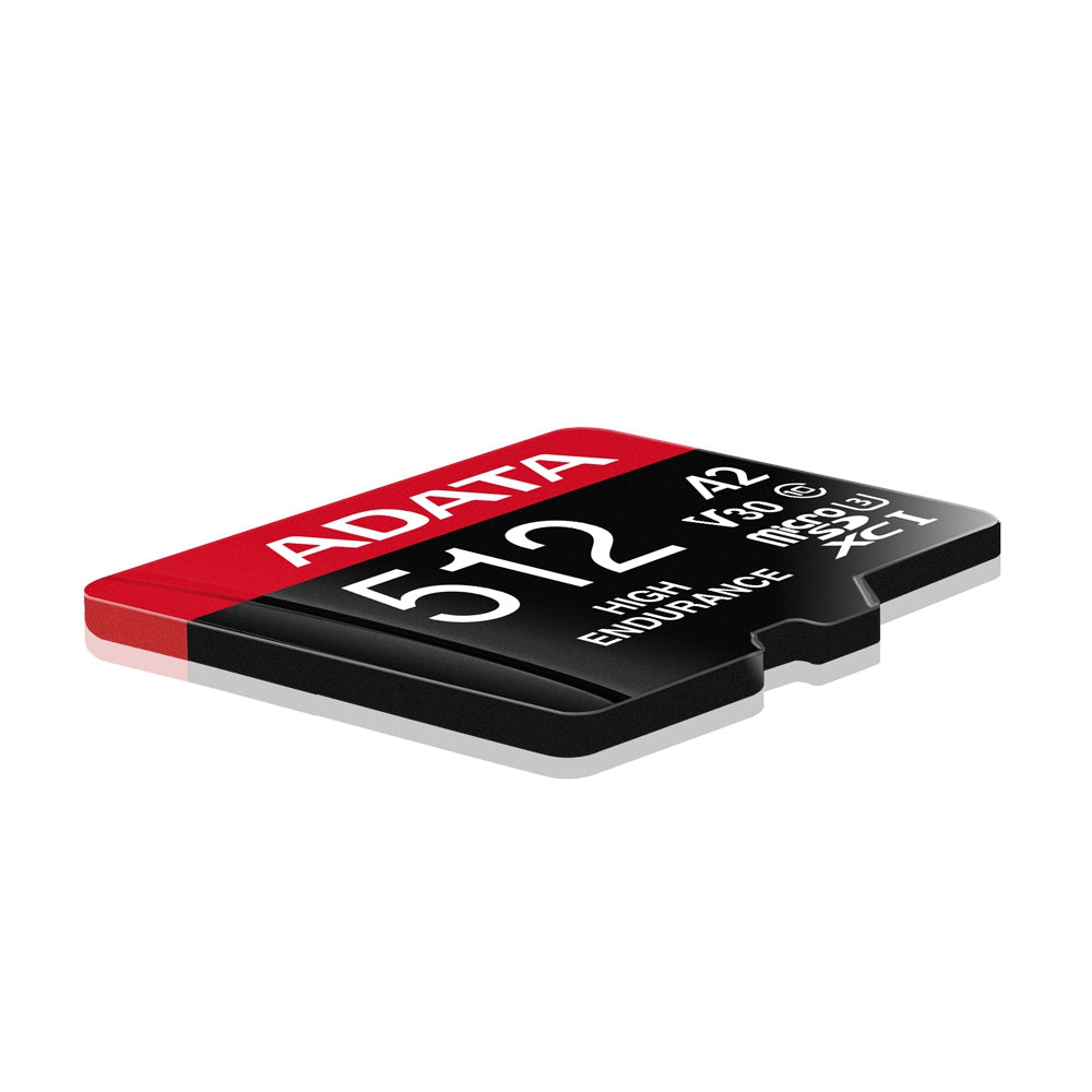 Memoria Adata Micro Sdxc/Sdhc 512Gb Uhs-I Videovigilancia 24/7 100Mb/85Mb 4K Clase 10 U3 V30 A2 C/Adaptador (Ausdx512Gui3V30Sha2-Ra1)