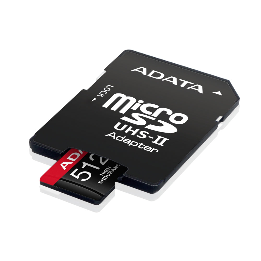 Memoria Adata Micro Sdxc/Sdhc 512Gb Uhs-I Videovigilancia 24/7 100Mb/85Mb 4K Clase 10 U3 V30 A2 C/Adaptador (Ausdx512Gui3V30Sha2-Ra1)