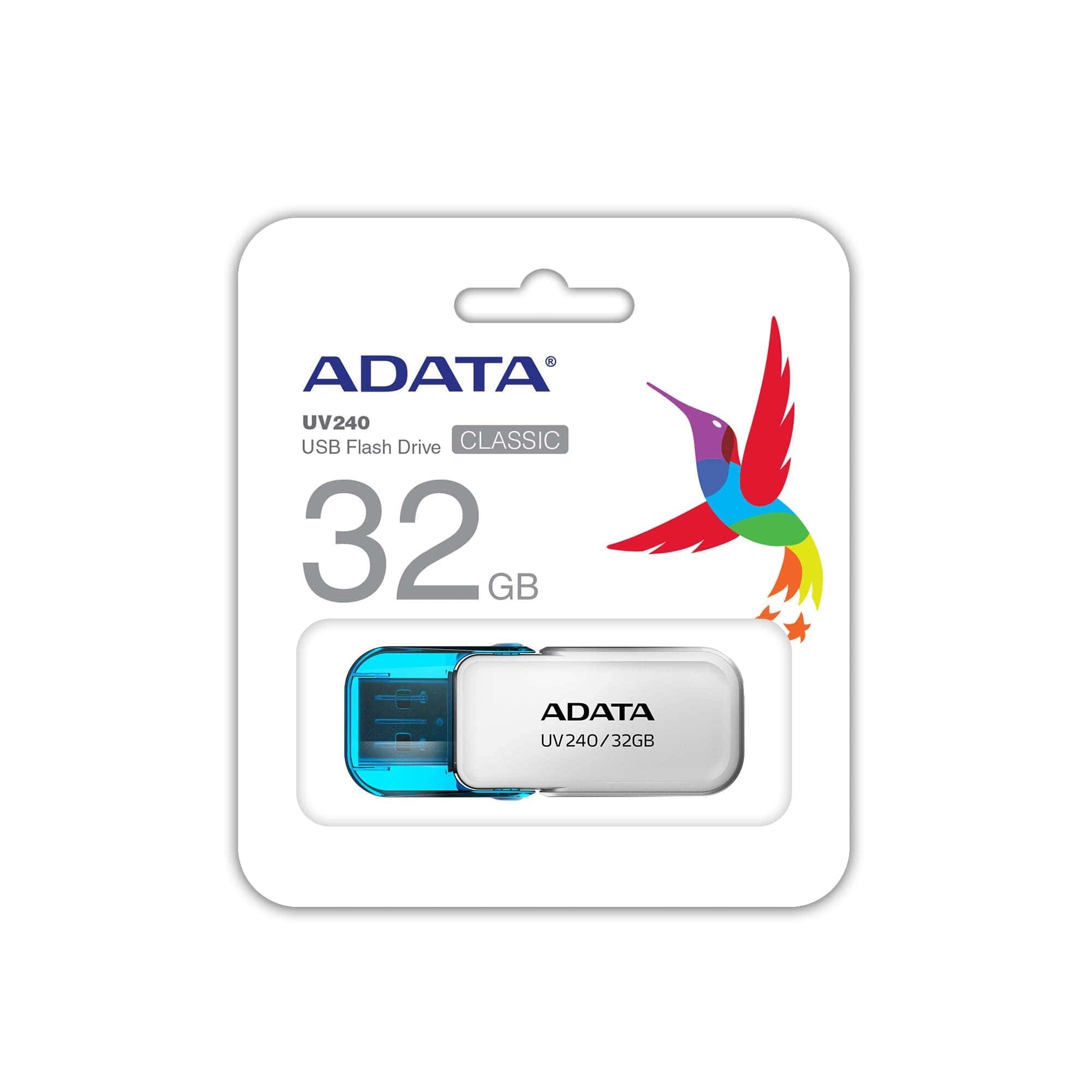 Memoria Usb Adata Auv240-32G-Rwh Blanco Gb