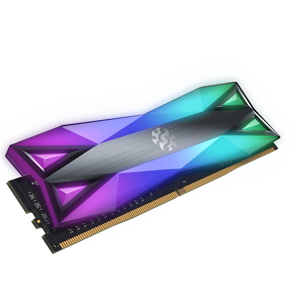 Mem Ddr4 Adata Xpg D60 Rgb 8Gb Titanio 3600Mhz (Ax4U36008G18I-St60)