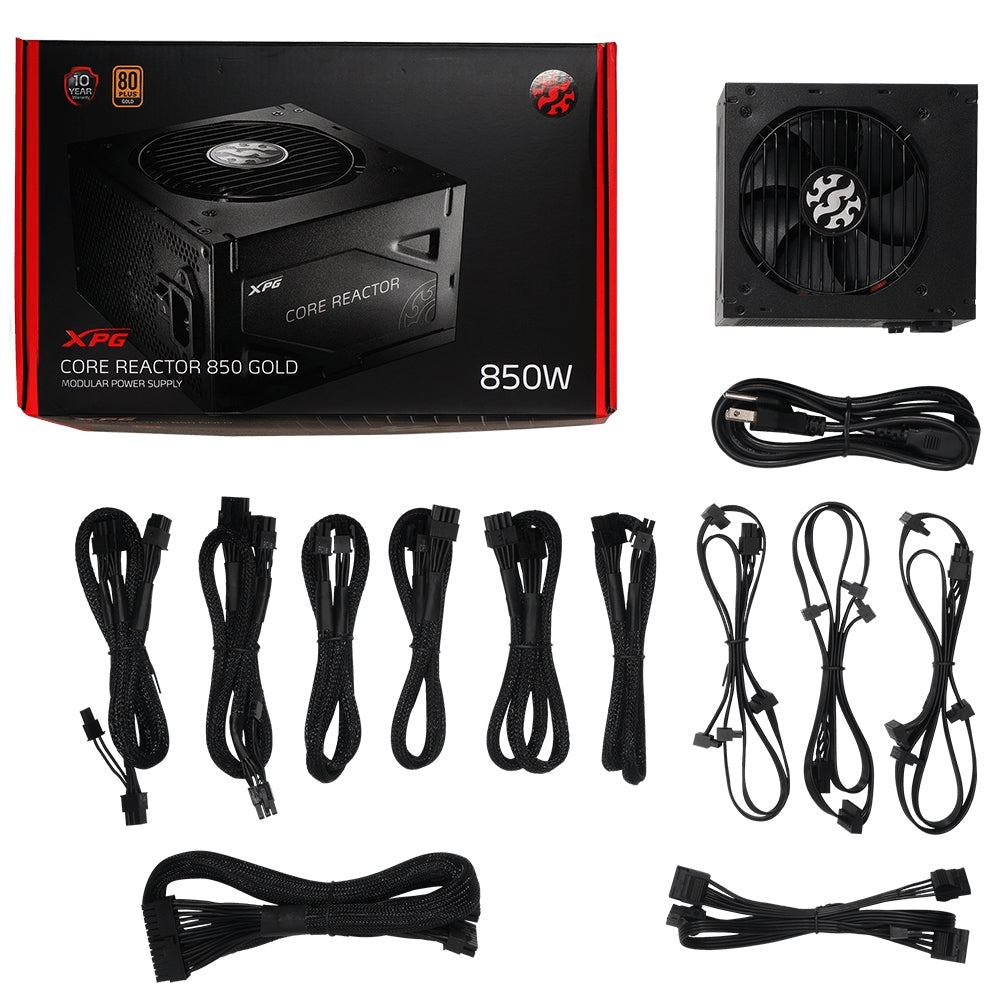 Fuente De Poder Xpg Core Reactor Adata 650 W 100 V - 240 Atx Negro