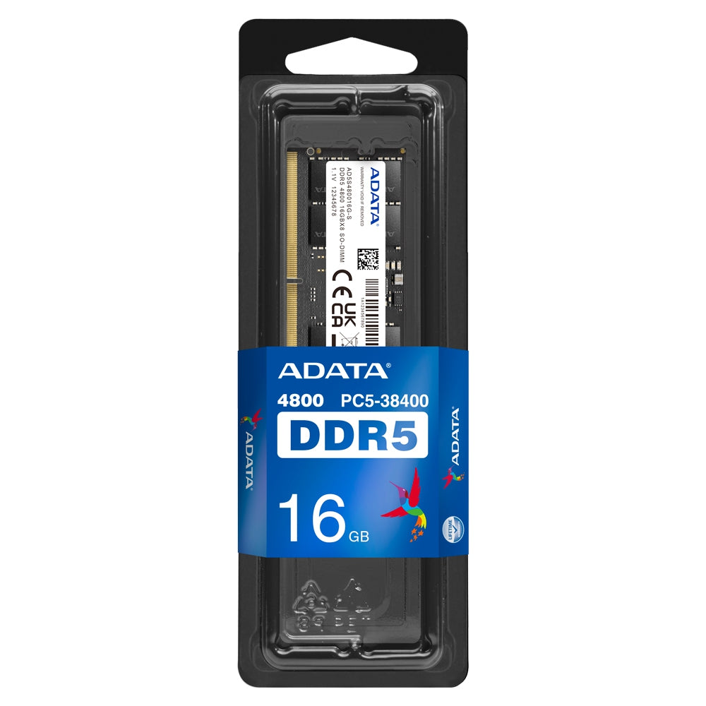 Memoria Ram Adata Ad5S480016G-S Ddr5 16Gb Sodimm 4800Mhz. Np.