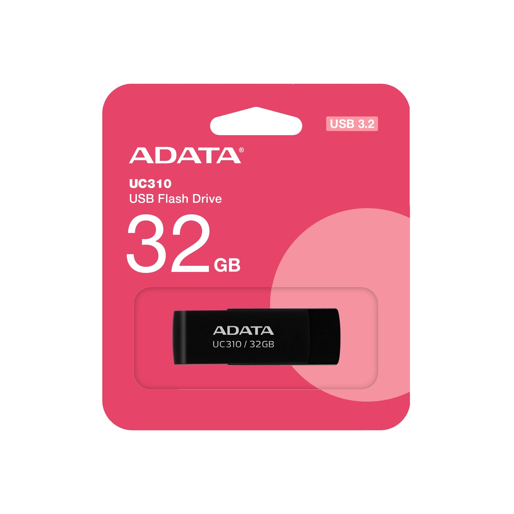 Memoria Flash Adata Uc310 32Gb Usb 3.2 Negro (Uc310-32G-Rbk)