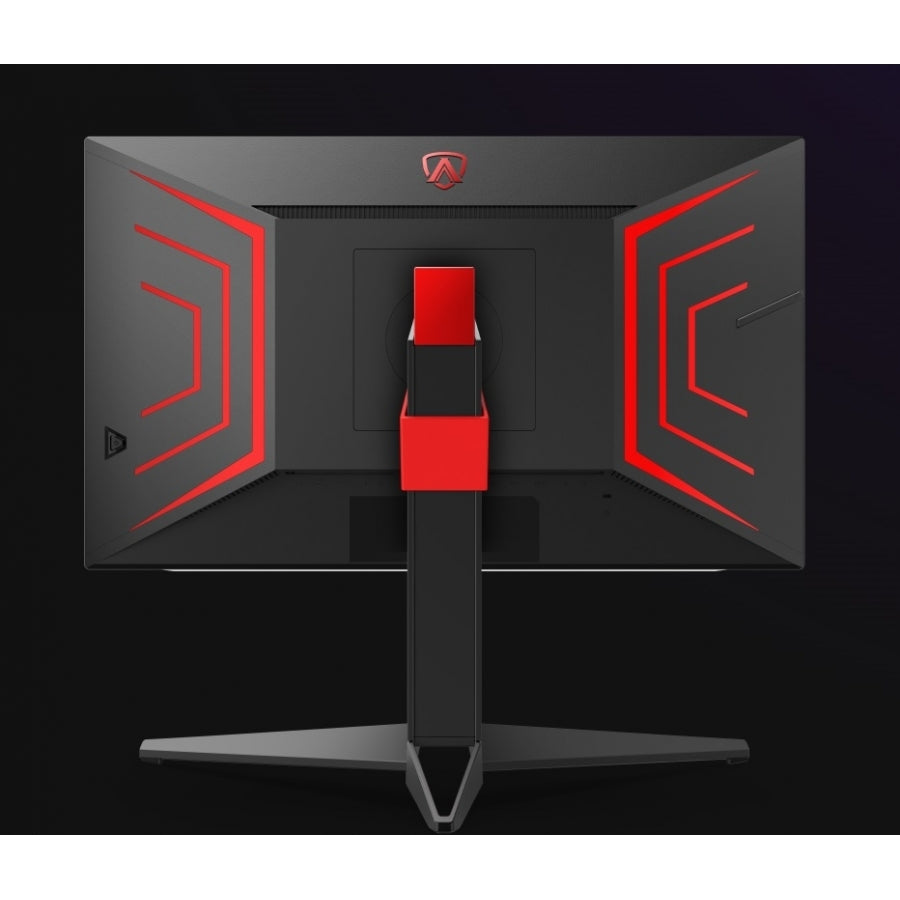 Monitor Gamer  Aoc 25 / Panel Ips / 240 - 260 Hz / T.D.R. 1 Ms / Amd Free Sync / Color Negro Y Rojo / Hdmi / Vga / Displayport / Aspecto 16:9 / Resolucion 1920 X 1080 / Brillo 400 Cd/M2