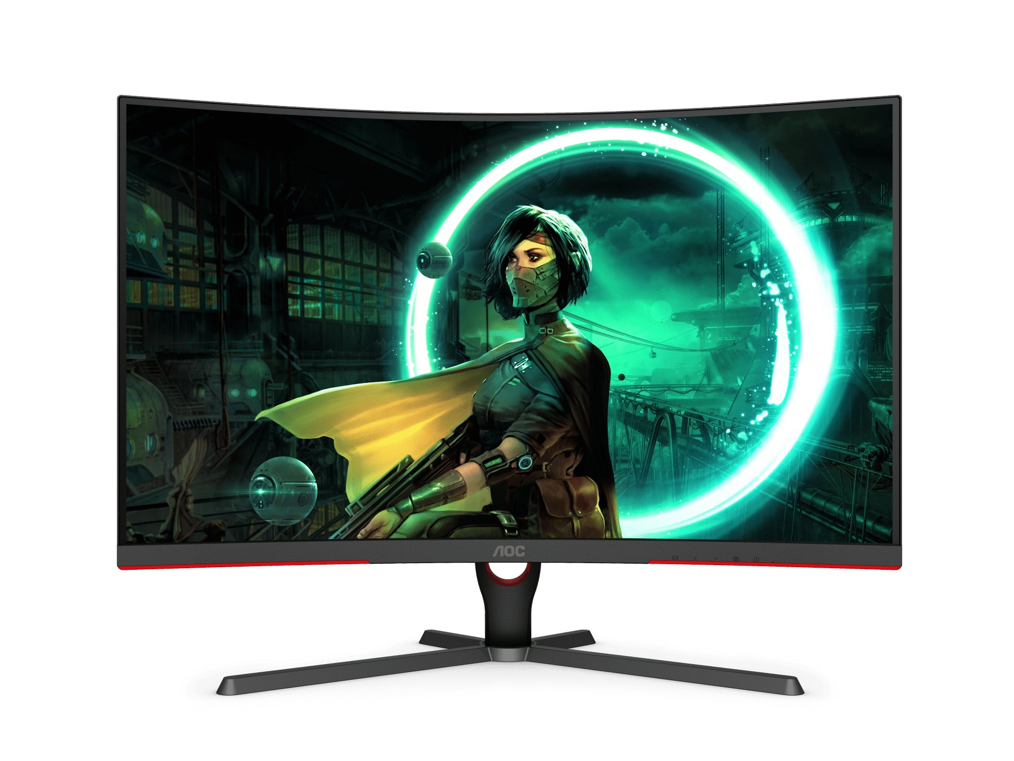 Monitor Aoc C32G3E Gaming 250Cd/M2 1920 X 1080 Pixeles 1Ms Negro