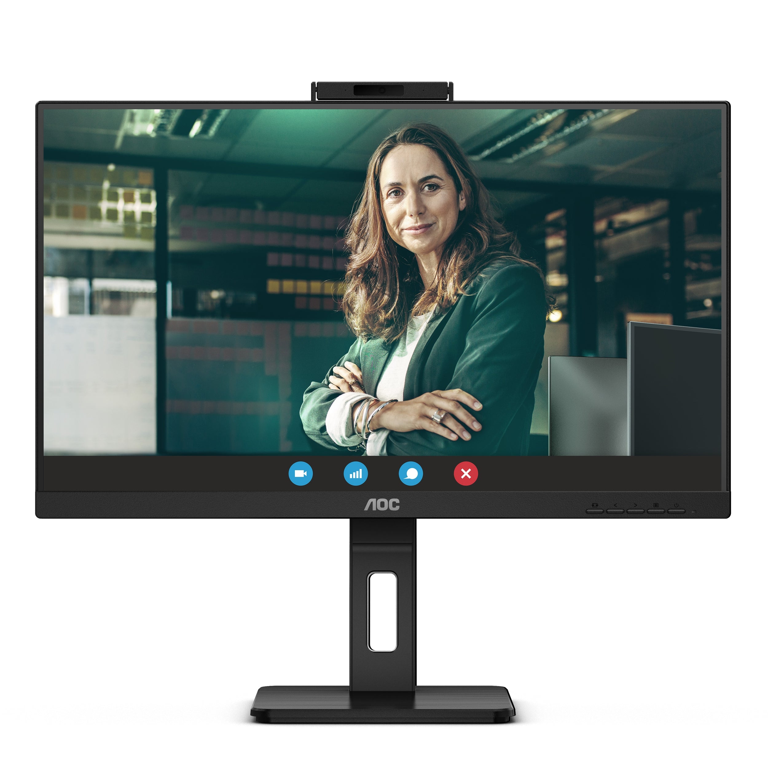 Monitor Led Aoc Q27P3Cw / Color Negro / Panel Ips De 27 / Hdmi / Dp / Vga / Aspecto 16:9 / Tiempo De Respuesta 4Ms / 2560X1440 / 75Hz / Vesa 100X100 Mm / Contraste 20,000,0001 / Brillo 350 Cd/M2