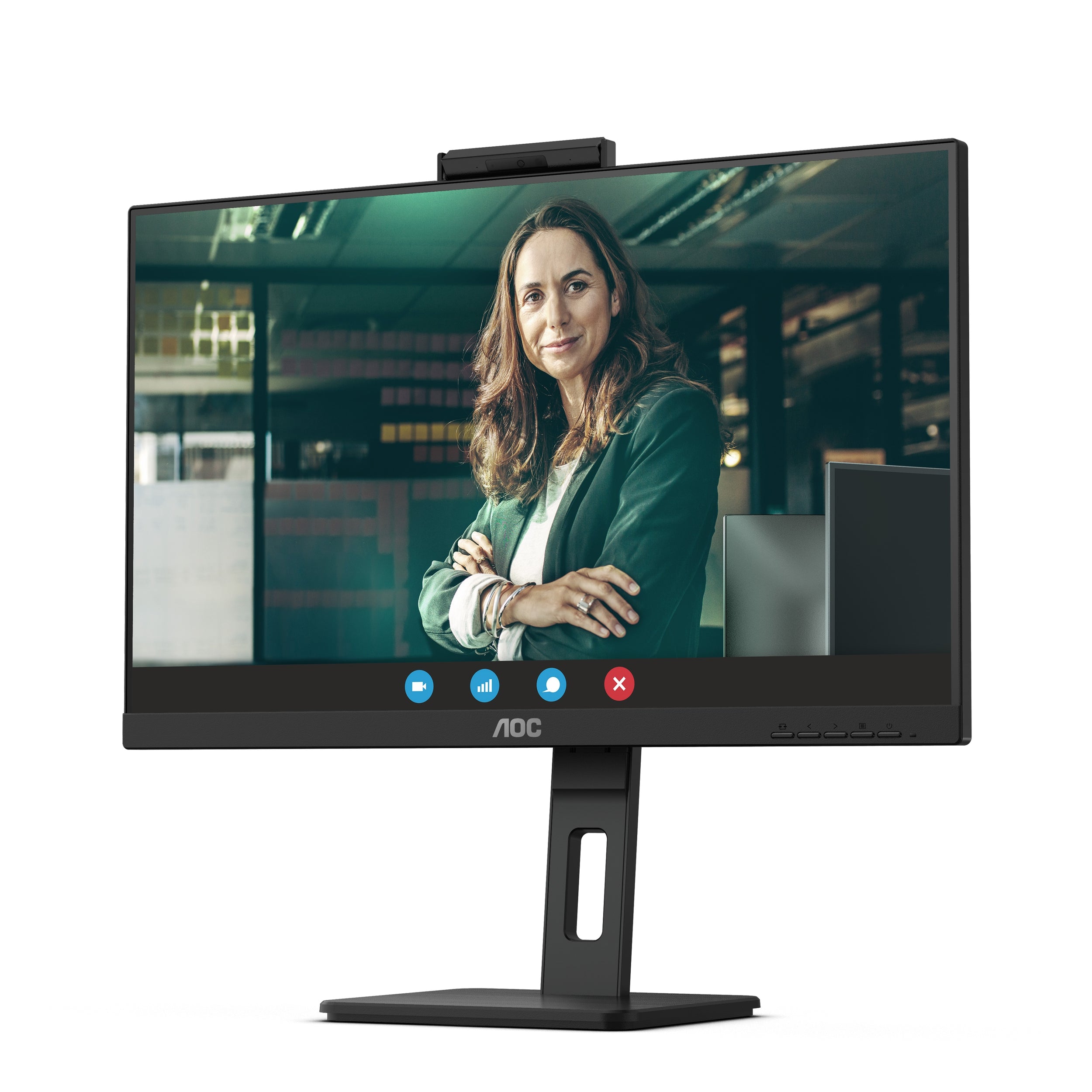 Monitor Led Aoc Q27P3Cw / Color Negro / Panel Ips De 27 / Hdmi / Dp / Vga / Aspecto 16:9 / Tiempo De Respuesta 4Ms / 2560X1440 / 75Hz / Vesa 100X100 Mm / Contraste 20,000,0001 / Brillo 350 Cd/M2