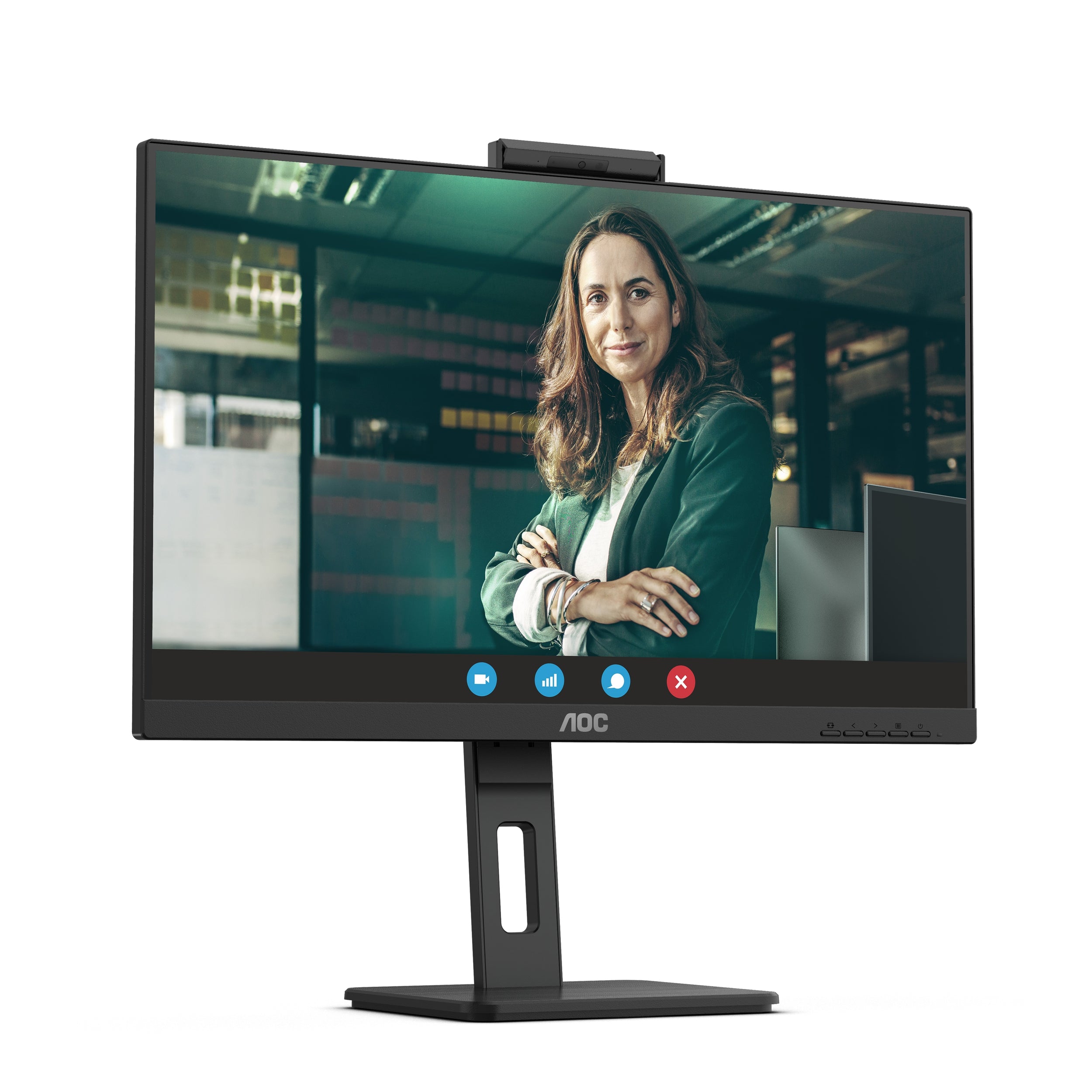 Monitor Led Aoc Q27P3Cw / Color Negro / Panel Ips De 27 / Hdmi / Dp / Vga / Aspecto 16:9 / Tiempo De Respuesta 4Ms / 2560X1440 / 75Hz / Vesa 100X100 Mm / Contraste 20,000,0001 / Brillo 350 Cd/M2