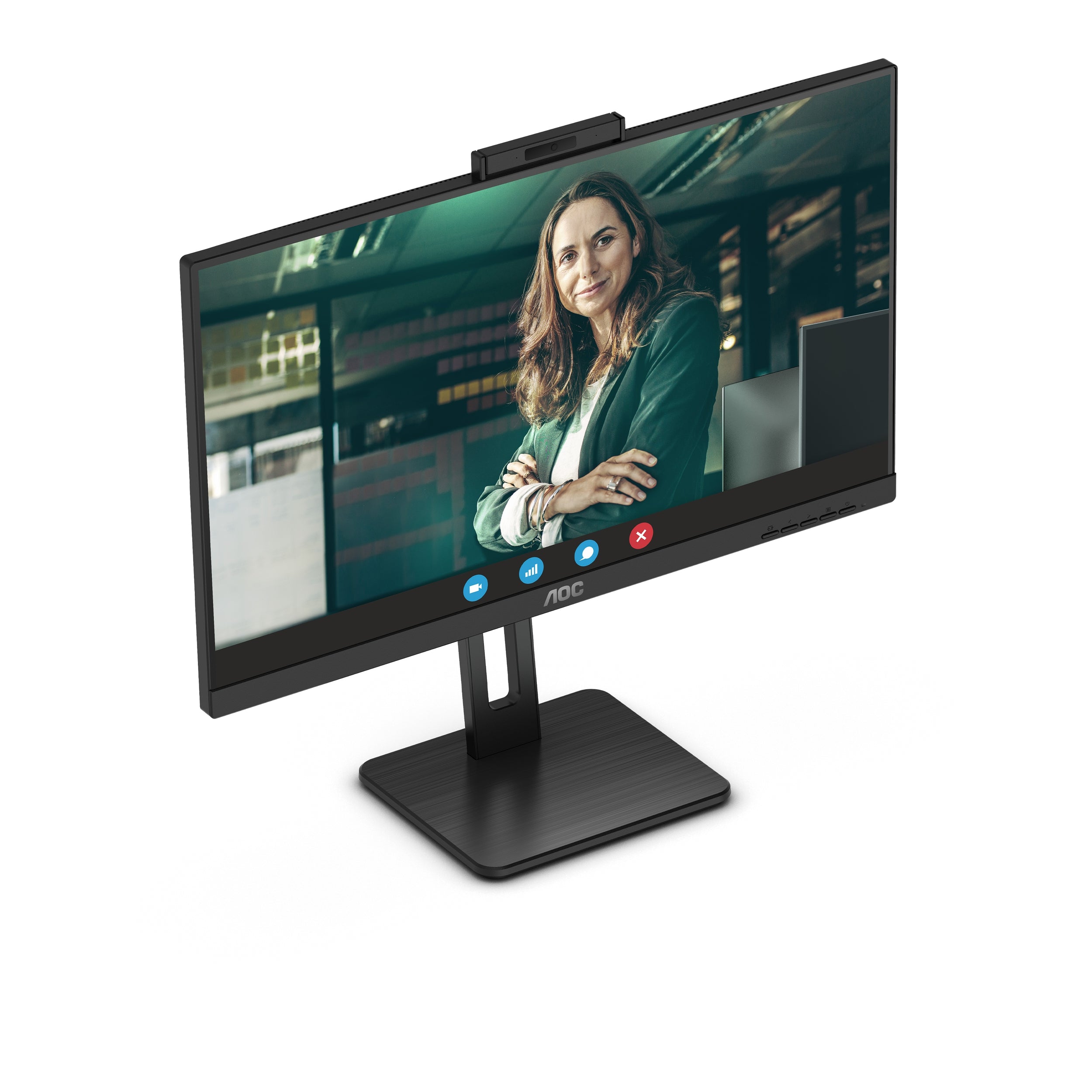 Monitor Led Aoc Q27P3Cw / Color Negro / Panel Ips De 27 / Hdmi / Dp / Vga / Aspecto 16:9 / Tiempo De Respuesta 4Ms / 2560X1440 / 75Hz / Vesa 100X100 Mm / Contraste 20,000,0001 / Brillo 350 Cd/M2