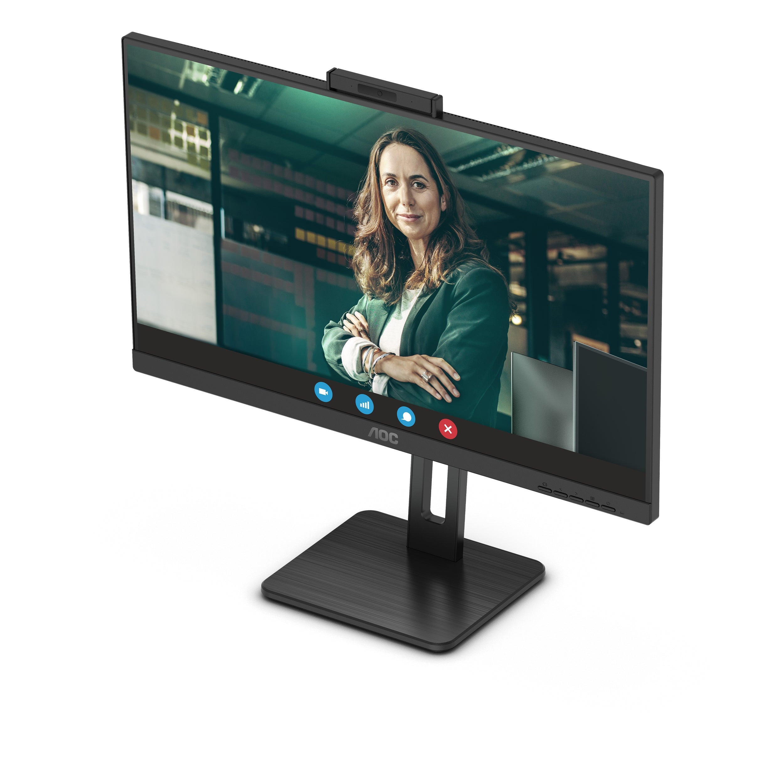 Monitor Led Aoc Q27P3Cw / Color Negro / Panel Ips De 27 / Hdmi / Dp / Vga / Aspecto 16:9 / Tiempo De Respuesta 4Ms / 2560X1440 / 75Hz / Vesa 100X100 Mm / Contraste 20,000,0001 / Brillo 350 Cd/M2