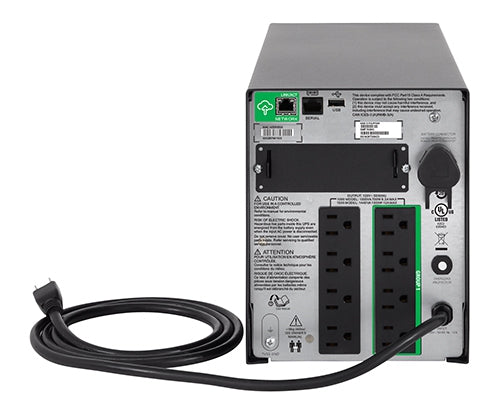 No Break Capacidad 1440 Va 1000 Watts 120V Apc Smt1500C 3 H Negro Industrial Y Oficina