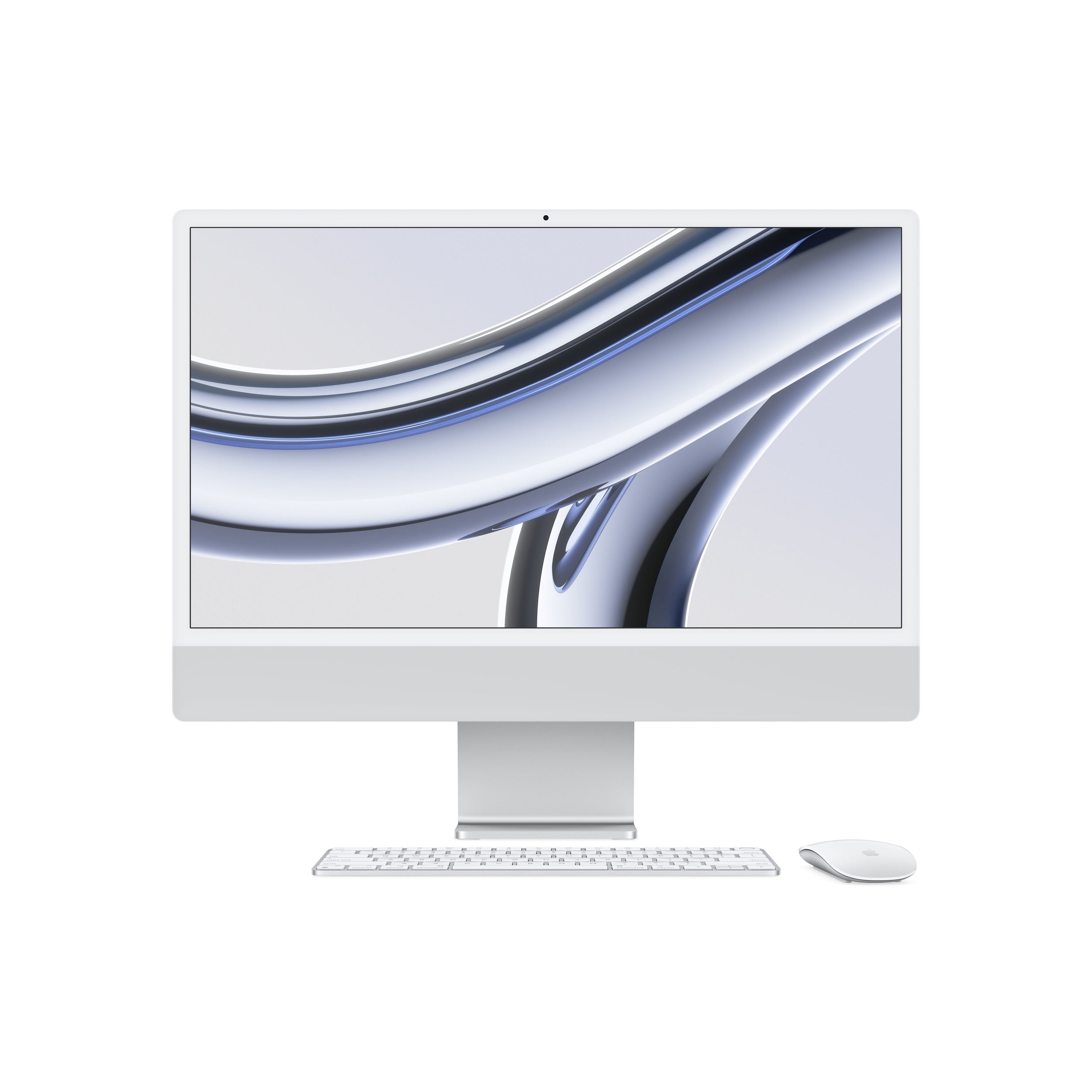 Imac 24 Retina 4.5K / Chip M3 De Apple Cpu 8 Nucleos Y Gpu 8 Nucleos /8Gb /256Gb-Ssd /2 Puertos Thunderbolt 4 /Magic Keybpard /Plata