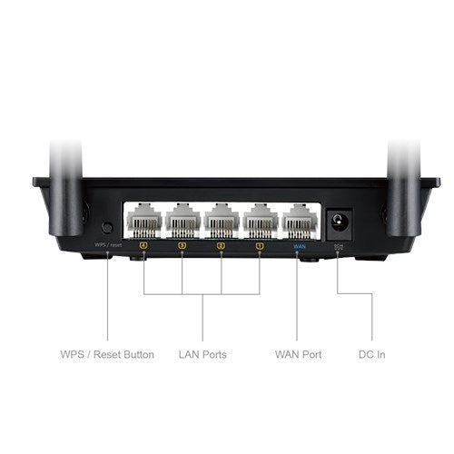 Router Asus Rt-N300/B1 Mbit/S 24 Ghz Externo