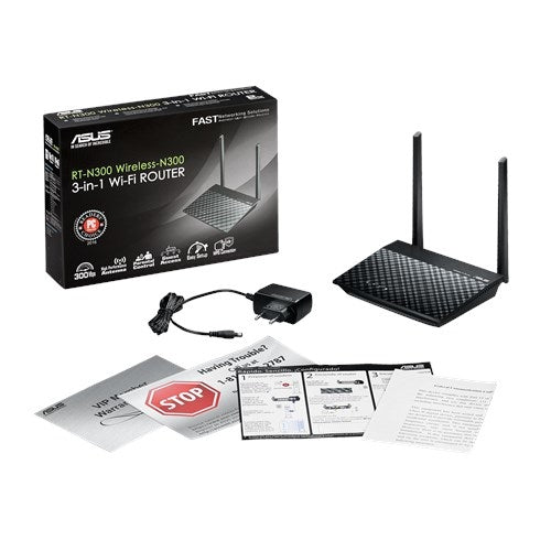 Router Asus Rt-N300/B1 Mbit/S 24 Ghz Externo