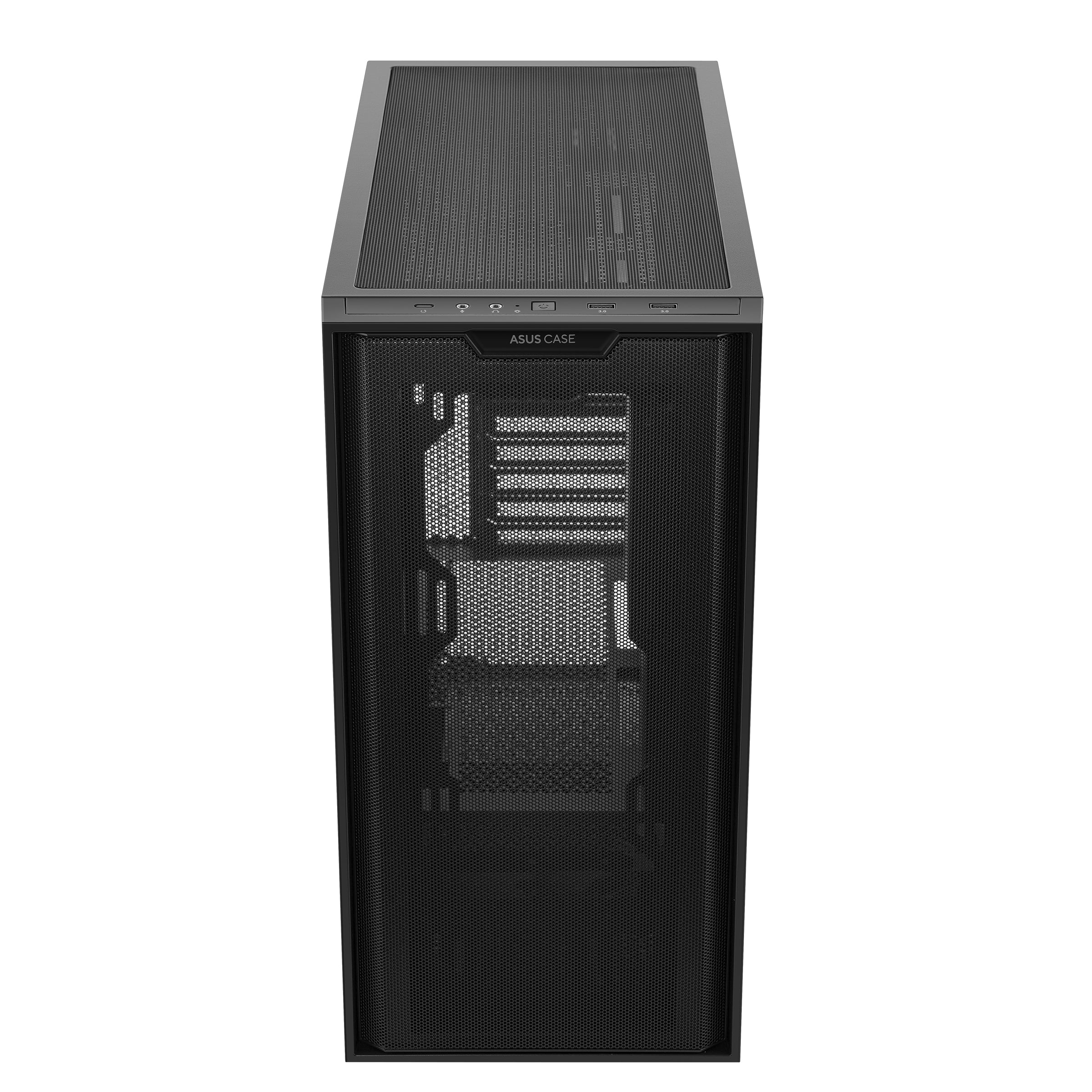 Gabinete Asus A21 Case/Blk Con Ventana Mini-Tower Micro Atx Mini-Itx Usb 3.0 Sin Fuente Negro