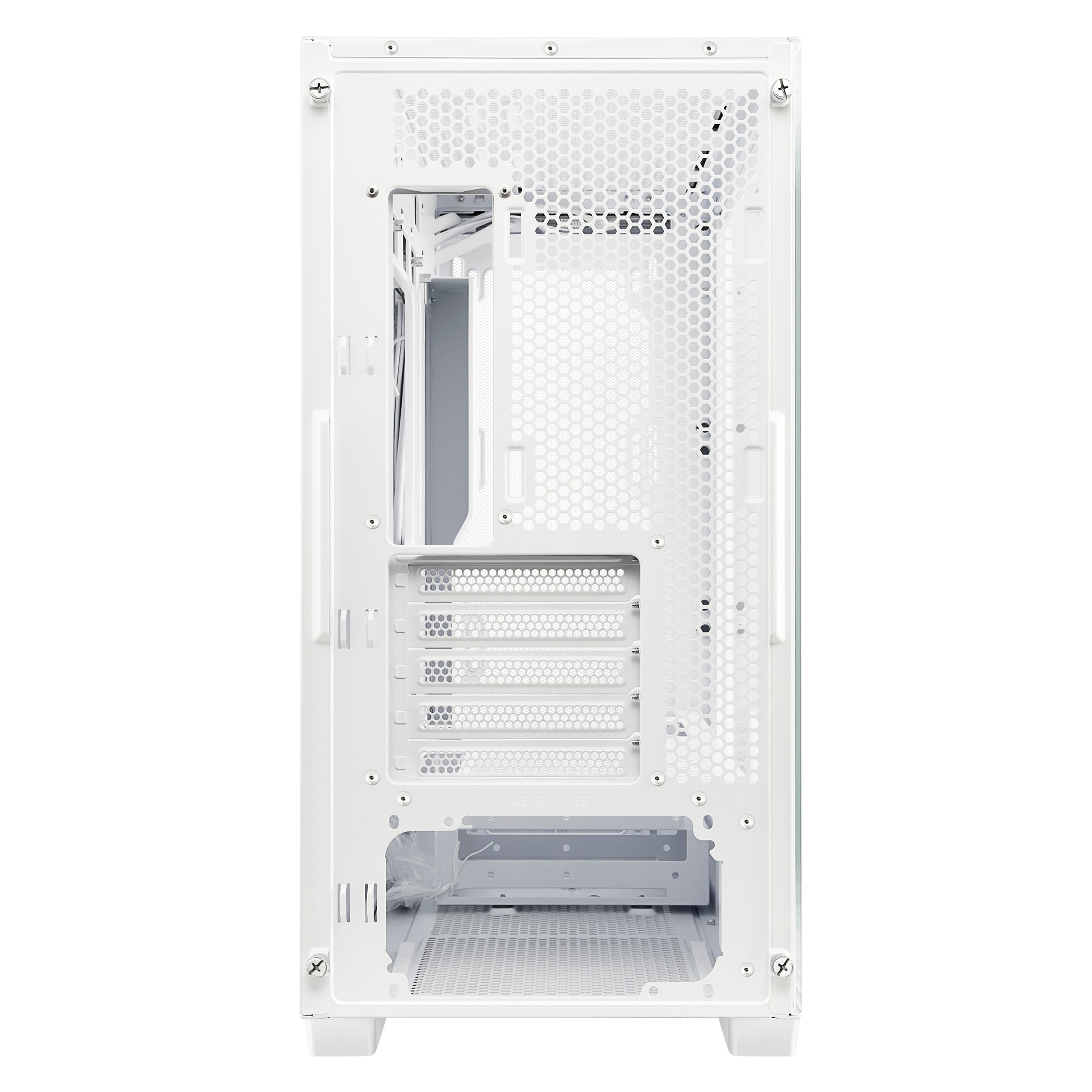 Gabinete Asus A21 Case/Wht Con Ventana Mini-Tower Micro Atx Mini-Itx Usb 3.0 Sin Fuente Blanco