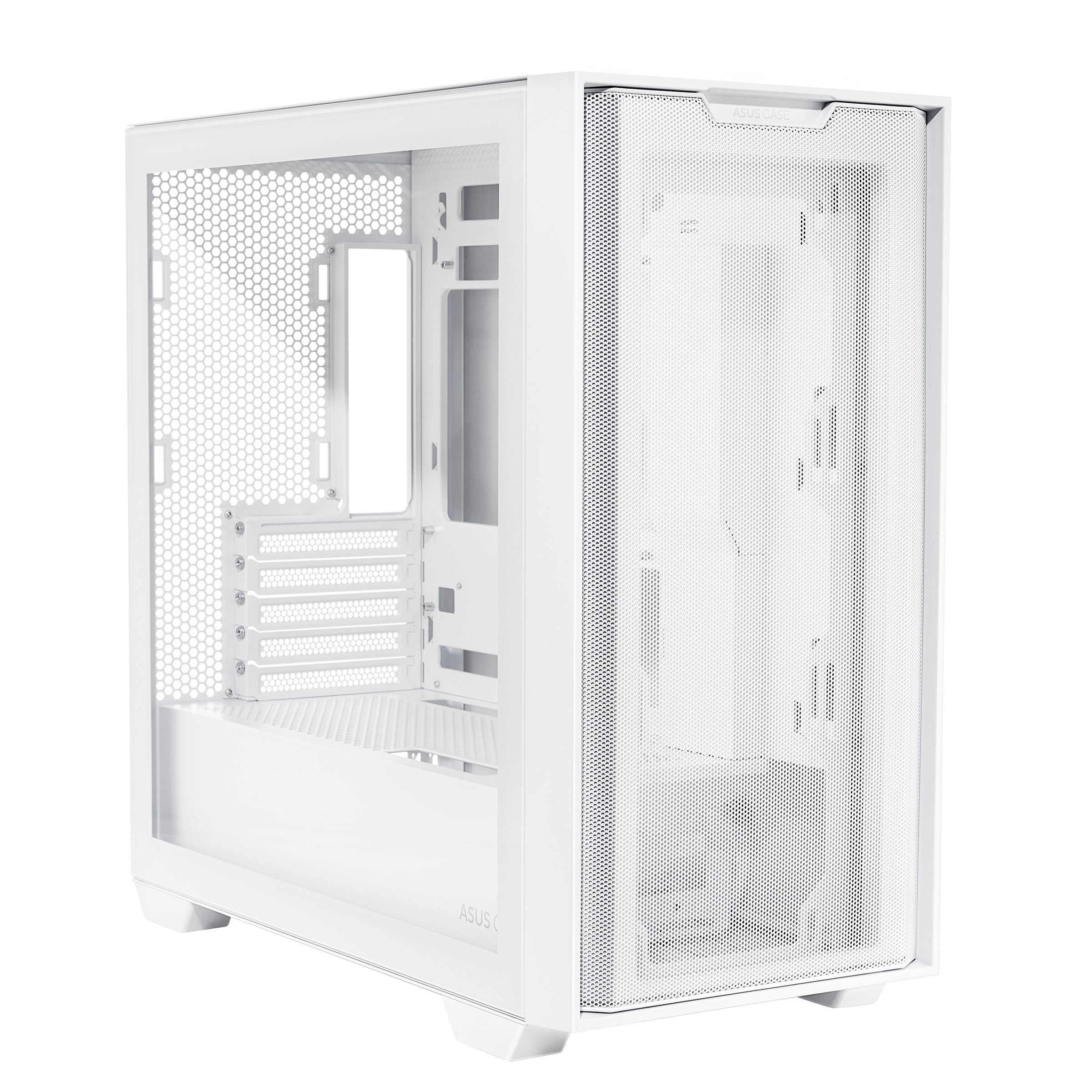 Gabinete Asus A21 Case/Wht Con Ventana Mini-Tower Micro Atx Mini-Itx Usb 3.0 Sin Fuente Blanco