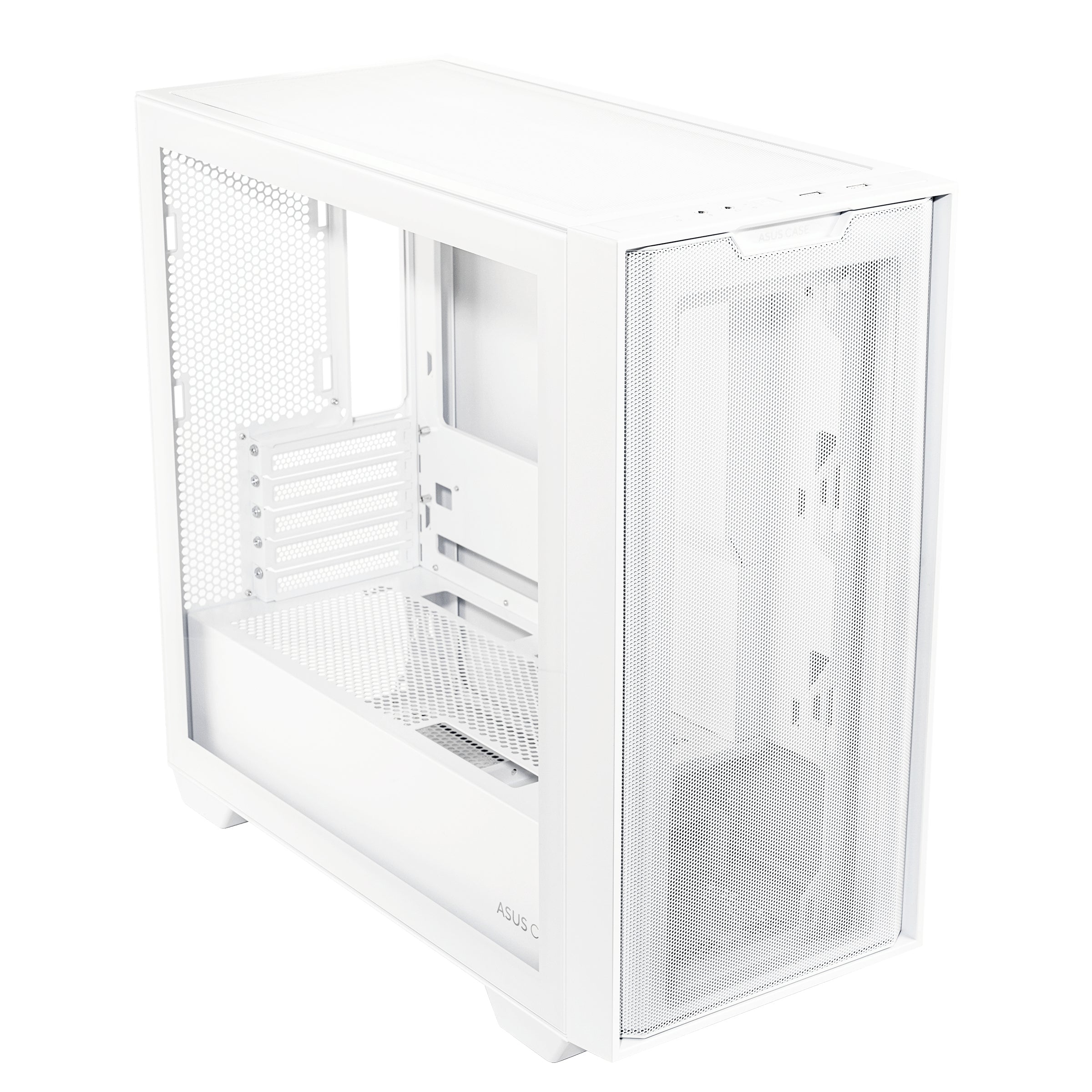 Gabinete Asus A21 Case/Wht Con Ventana Mini-Tower Micro Atx Mini-Itx Usb 3.0 Sin Fuente Blanco