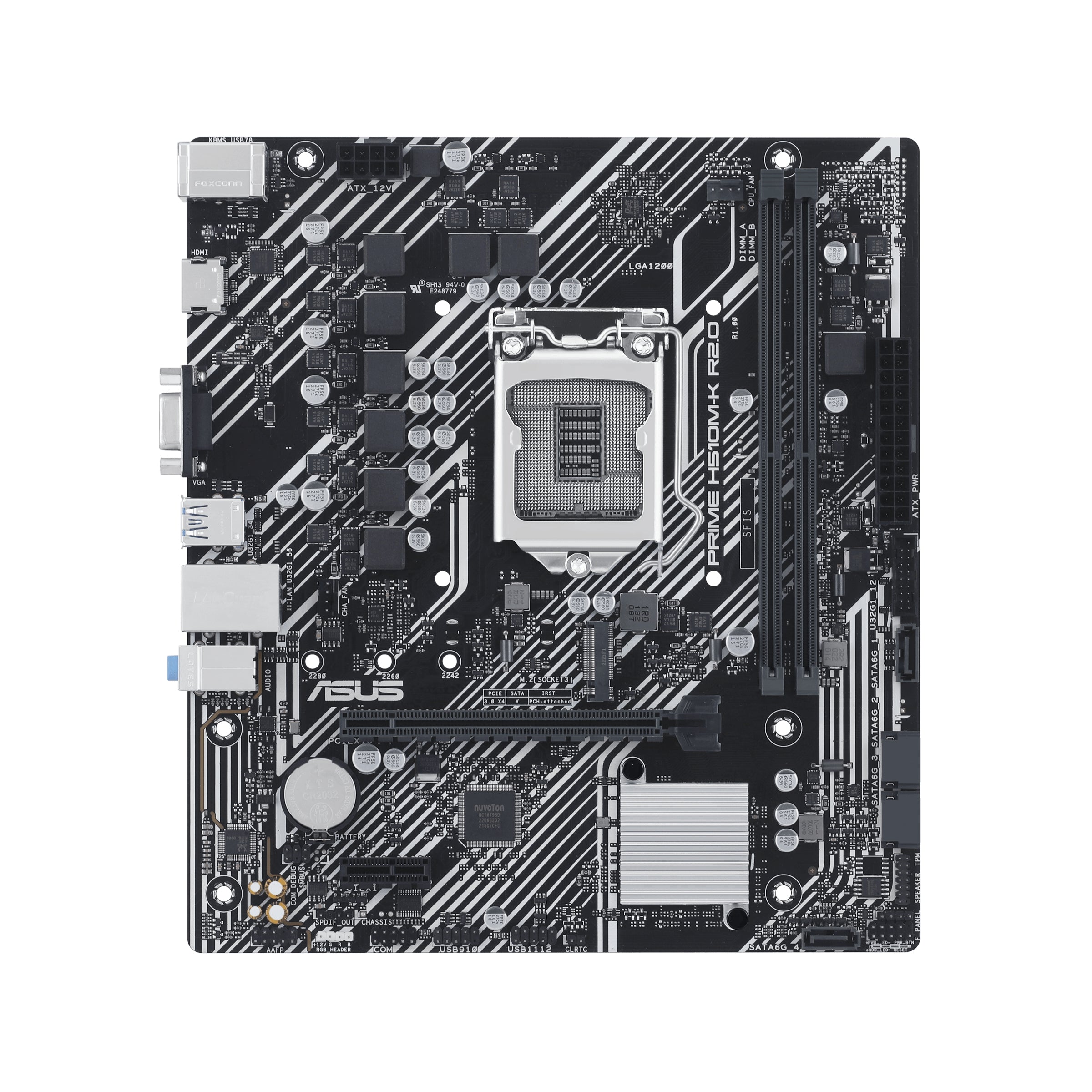 Tarjeta Madre Asus Prime H510M-K R2.0 1200/Ddr4/Matx/M.2