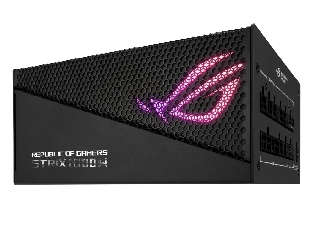 Fuente De Poder Asus Rog-Trix-1000G-Aura-Gaming Strix 1000W Gold Edition 80 Plus 20+4 Pin Atx