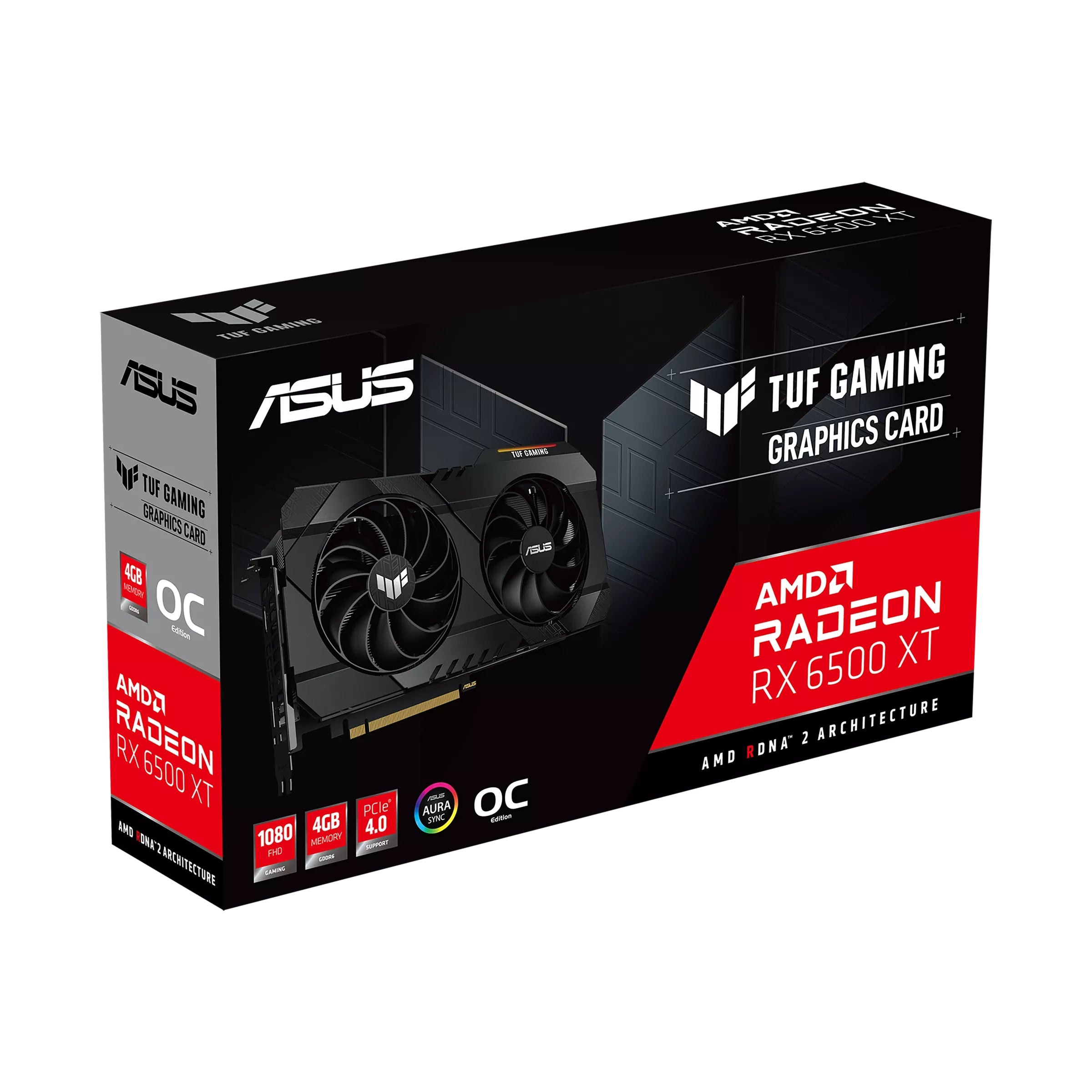 Tarjeta De Video Gaming Asus Tuf-Rx6500Xt-O4G-Gaming