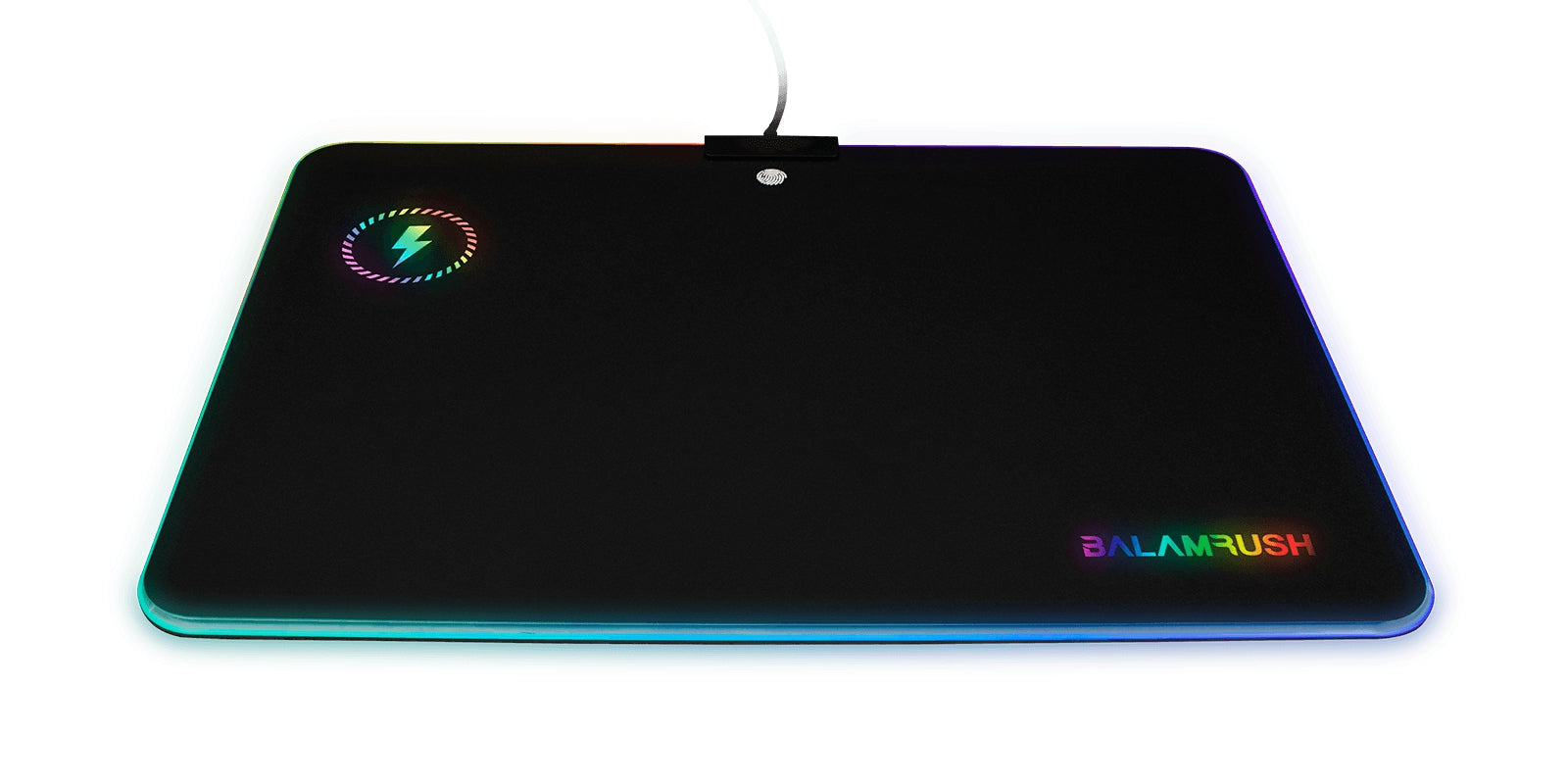 Mouse Pad Gaming Heimdall Balam Rush Br-922999 Mousepad Gamer Spectrum Carga Inalámbrica Usb Rgb