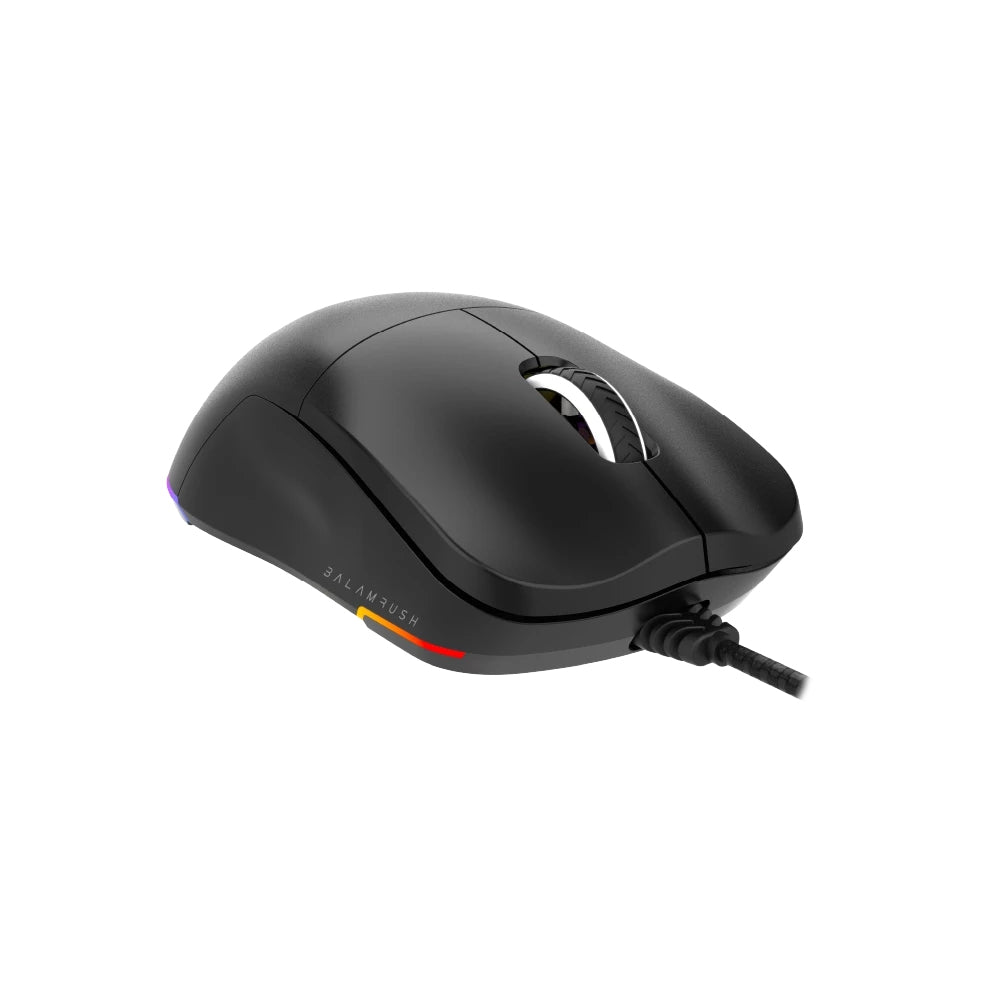 Mouse Gamer Balam Rush Speedr Evo Mg939 / Alambrico Usb / Desplazamiento Ultra Speed / 6 Botones / Optico / 12800 Dpi Ajustables / Rgb / Caratulas Intercambiables / Negro / Br-936880