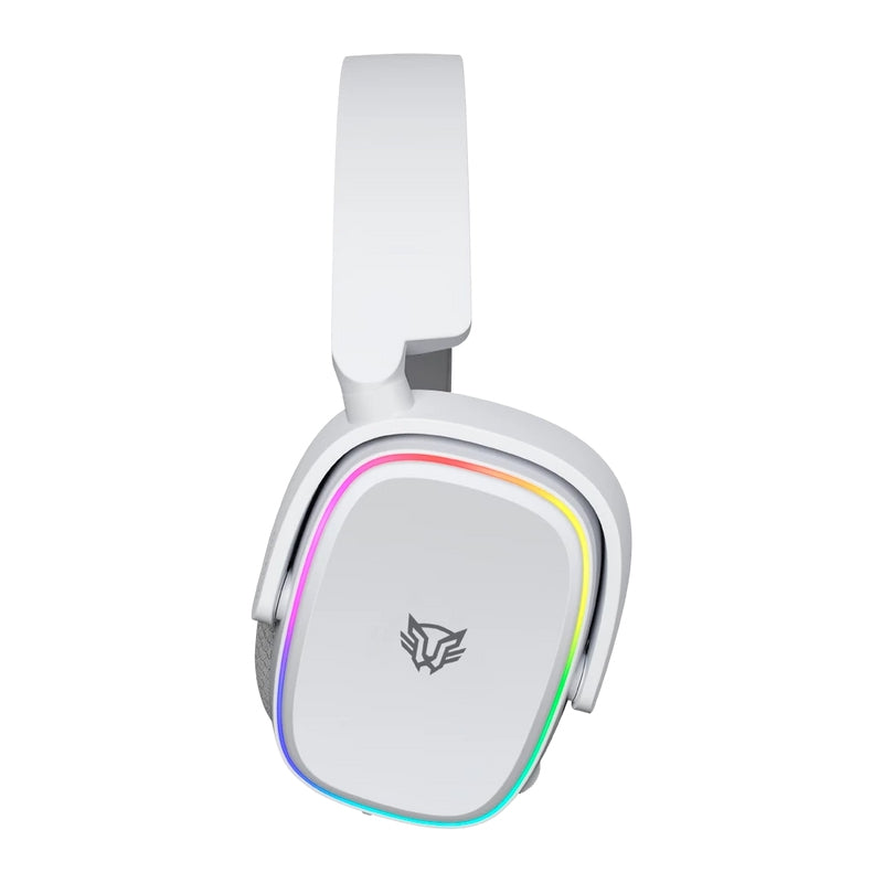 Audifonos Gamer Balam Rush Aeon Hs999 / Alambrica - Bluetooth / Micrófono Desmontable / Cable 1.8 M / Rgb / Bateria 26 H / Windows, Mac, Android, Xbox, Switch , Ps4, Ps5  No Bt/ Blanco / Br-936941