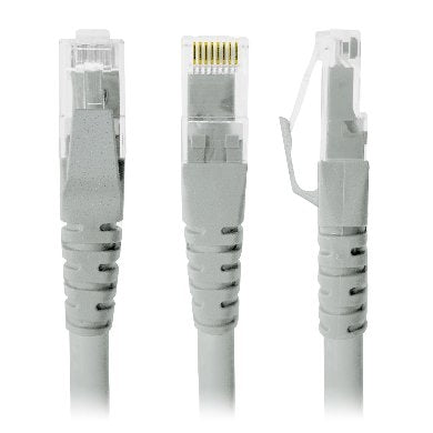 Cable De Red Cat 5E 0.5M Brobotix 497127 Cat5E 50 Cms Rj-45 100% Cobre Macho/Macho Contactos C/Baño Oro Gris