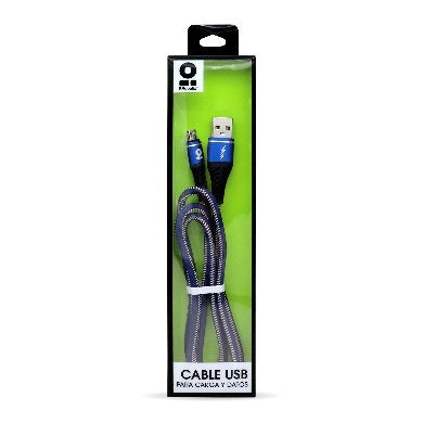 Cable Usb V2.0 Brobotix 6000717 Tipo Micro 1.0 Denim Azul (6000717)