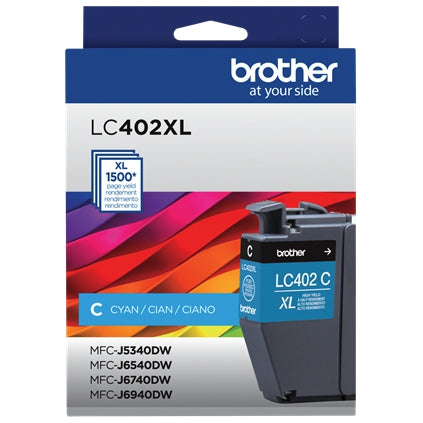 Cartucho Brother Tinta Cian Alto Rendi 1500 Pag (Lc402Xlcs)