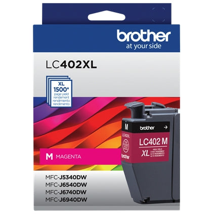 Cartucho Brother Tinta Magenta Alto Rendi 1500 Pag (Lc402Xlms)