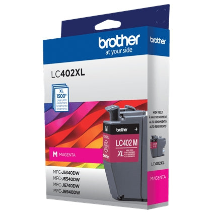 Cartucho Brother Tinta Magenta Alto Rendi 1500 Pag (Lc402Xlms)