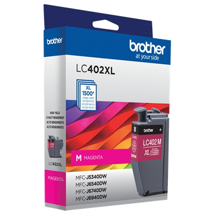 Cartucho Brother Tinta Magenta Alto Rendi 1500 Pag (Lc402Xlms)