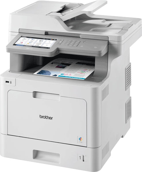 Impresora Multifuncional Brother Mfc-L9570Cdw Láser Color Valor Mfcl9570Cdw 33 Ppm B/N/Color Full Dúplex Gigabit Ethernet Wifi Cama Plana Oficio Tóners De Hasta 9000 Págs