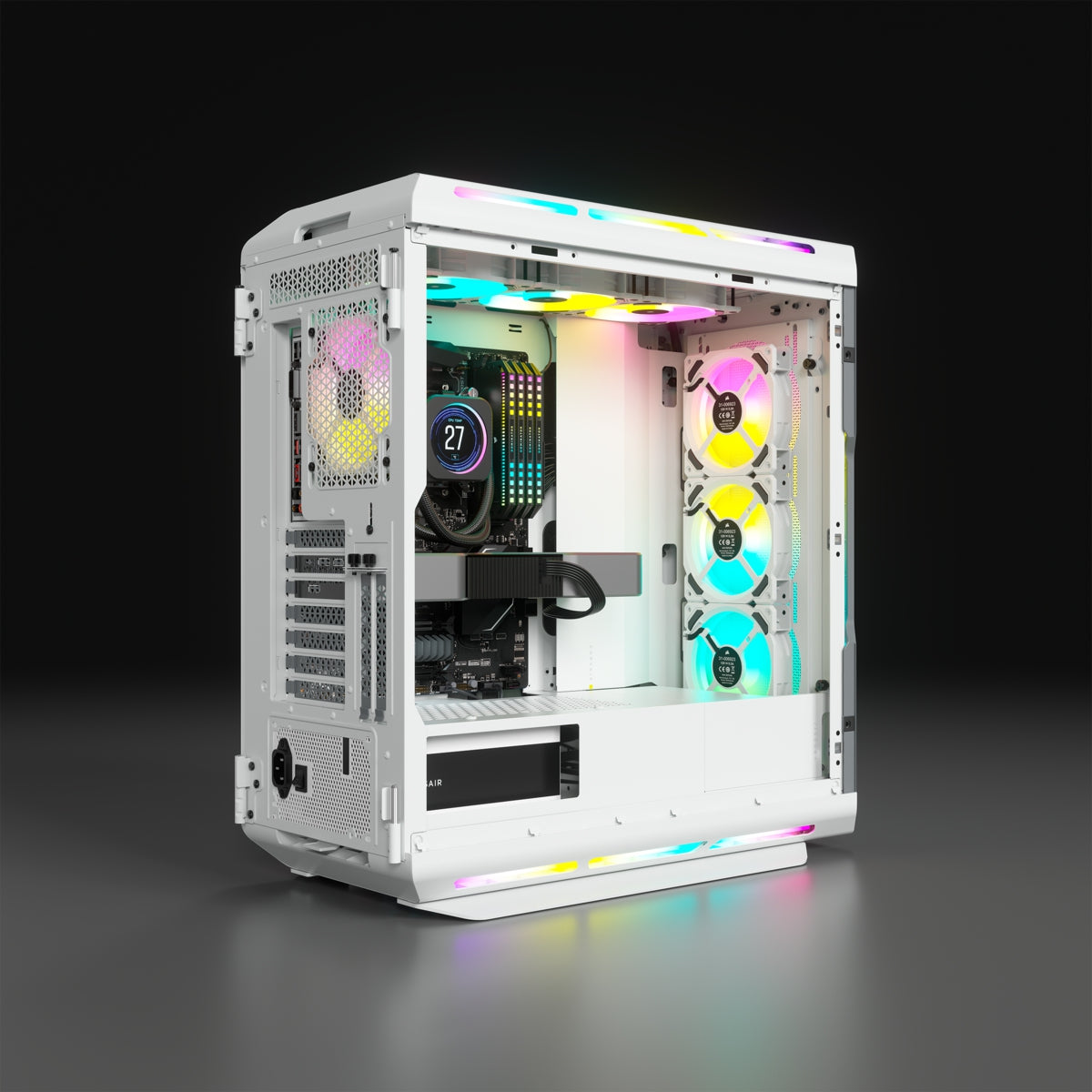 Gabinete Corsair Icue 5000T Rgb Tg, White Cc-9011231-Ww