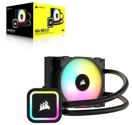 Disipador Con Enfriamiento Liquido Corsair Icue H60X/120 Mm/ S-1700 1200/Am5 Am4/ Rgb