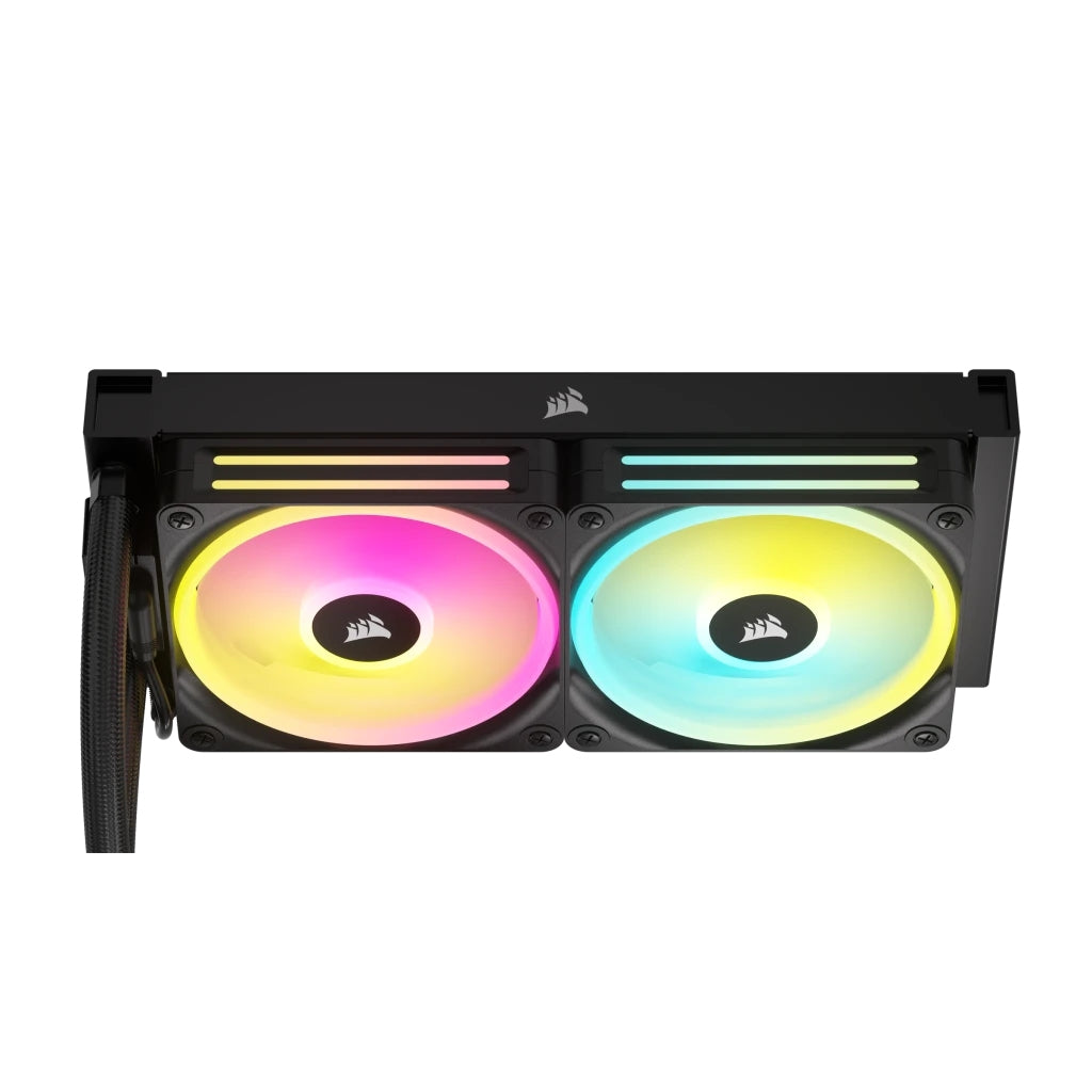 Disipador Con Enfriamiento Liquido Corsair Icue Link H100I/ 240 Mm/ S-1700 1200/ Am5 Am4/ Rgb