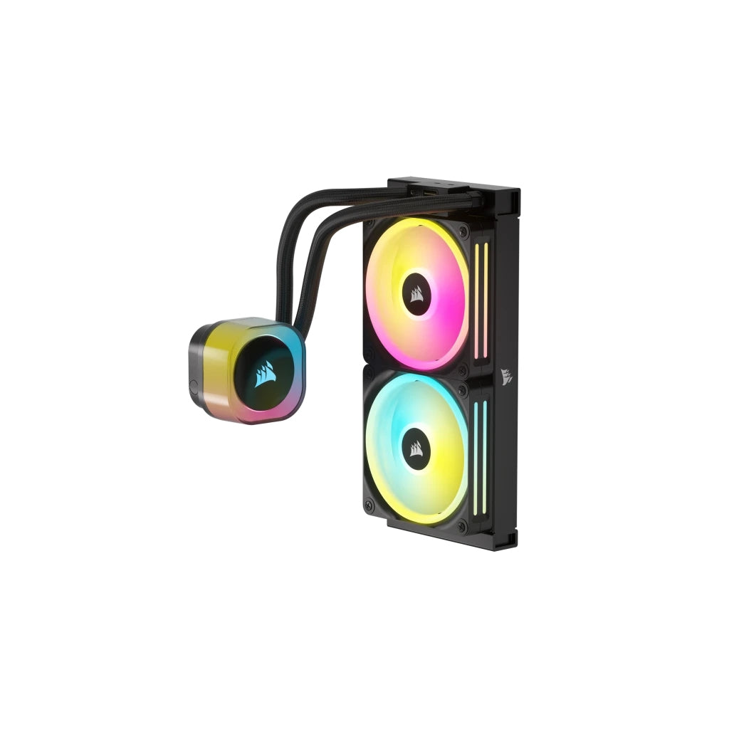 Disipador Con Enfriamiento Liquido Corsair Icue Link H100I/ 240 Mm/ S-1700 1200/ Am5 Am4/ Rgb