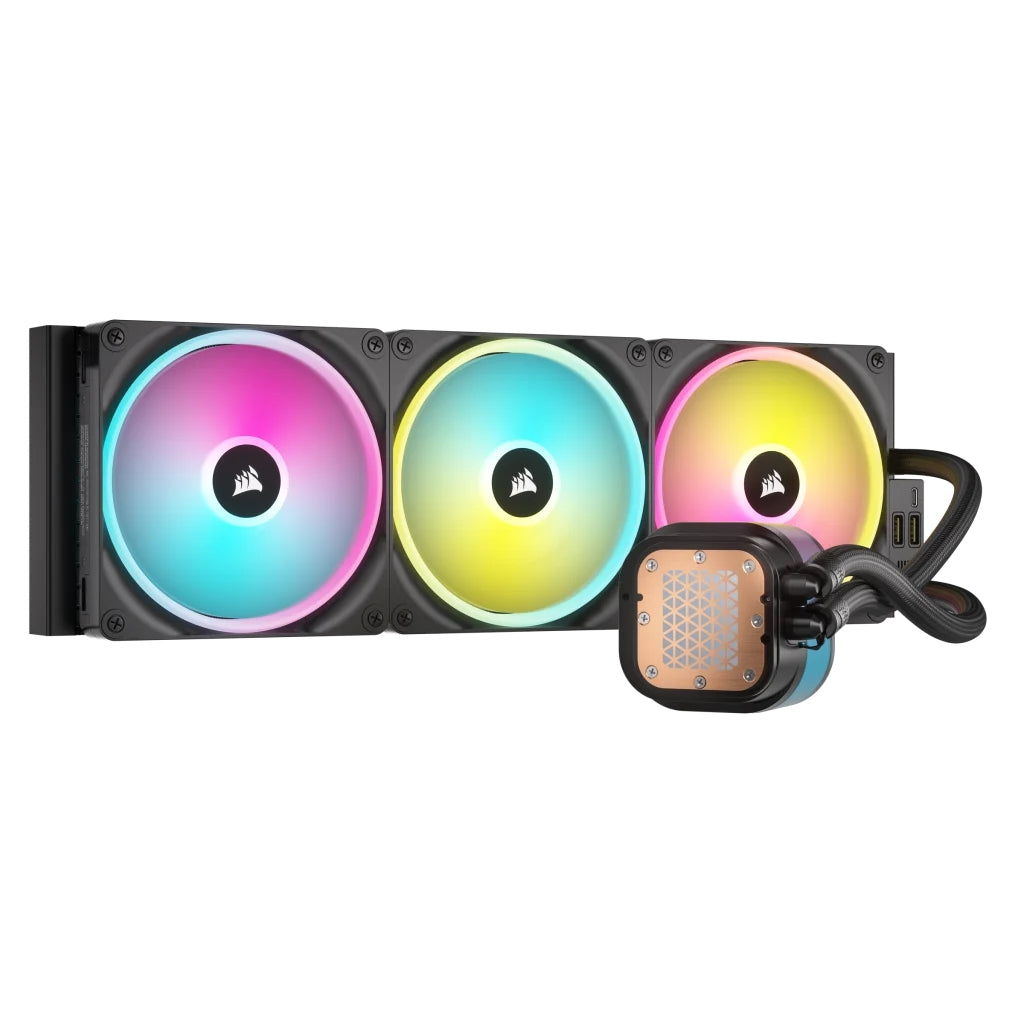 Disipador Con Enfriamiento Liquido Corsair Icue Link H170I Aio / 420 Mm/ S-1700 1200/ Am5 Am4/ Rgb