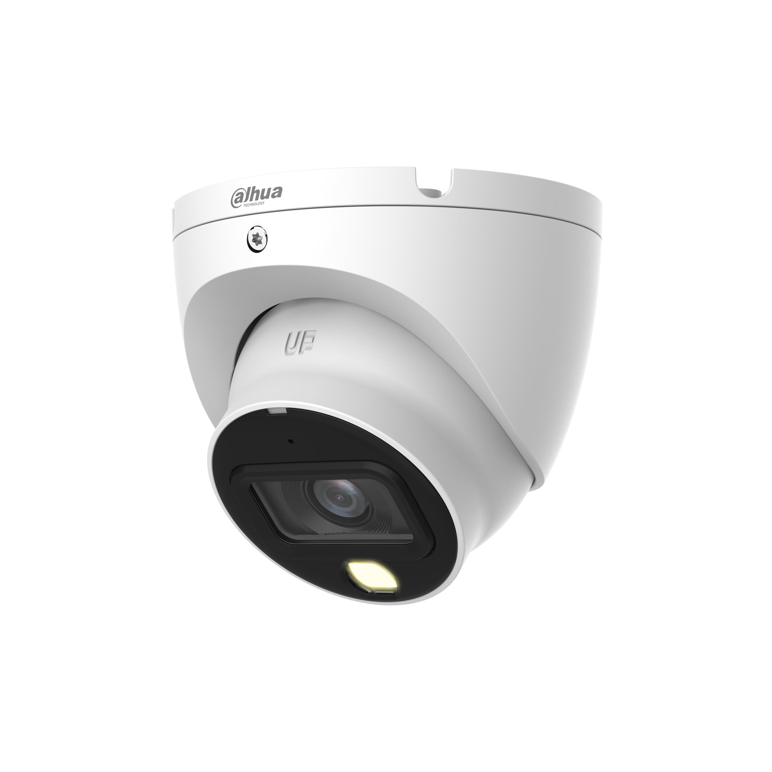 Camara Analoga Hd/Dahua/ Hac-Hdw1809Tlm-A-Led/Domo Eyeball 4K Full Color/8 Mp/Lente De 2.8Mm/106° De Apertura/Microfono Integrado/20M De Iluminacion/Imagen A Todo Color 27/7/ Super Adapt/Wdr De 120D