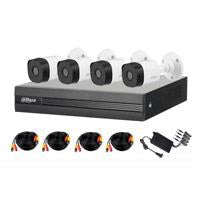 Kit De 4 Canales De 2 Megapixeles/ Dvr Cooper-I Wizsense/ Con Ia/ H.265+/ 4 Camaras B1A21 1080P/ 4 Canales + 1 Ip O Hasta 5 Canales Ip/ 4 Canales Smd Plus/ Busqueda De Humanos Y Vehiculos/ Accesorios