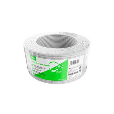 Bobina/ Dahua/ Pfm922I-5Eun-C-100/ Bobina De 100 Metros De Cable Utp Cat 5E/ Cca/Color Blanco/ Uso Interior/ Cubierta De Fr-Pvc (Rohs Compliant