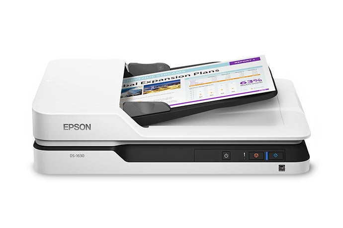 Escáner Epson Workforce Ds-1630 216 X 355 Mm Cama Plana Cis 1500 Páginas 25 Ppm